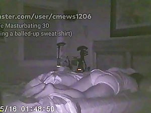 Luxuriant rump dame didn't treasure about a secretive camera just about her bedroom, as a result she went to sleep