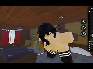 Black master humiliates roblox gal with his Cyclopean BBC